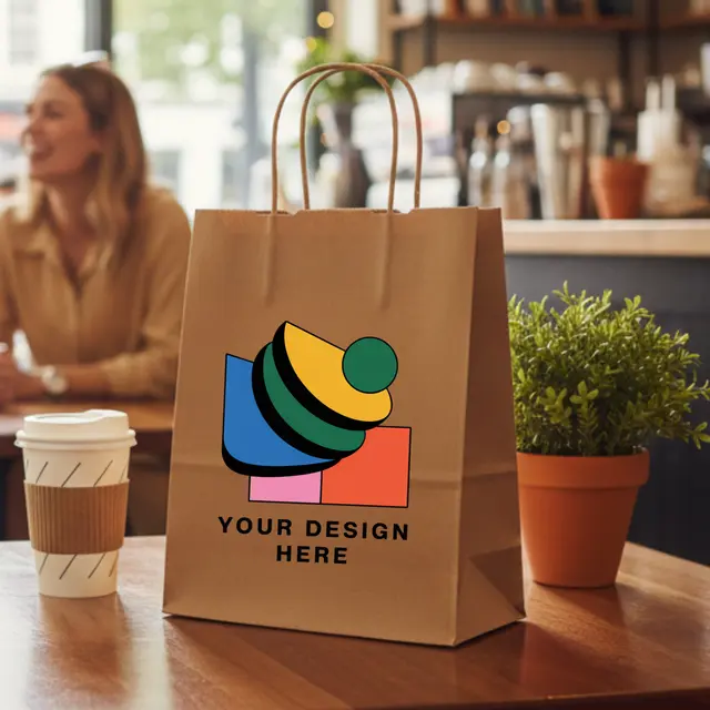 Paper Shopping Bags with Twisted Handle view 4