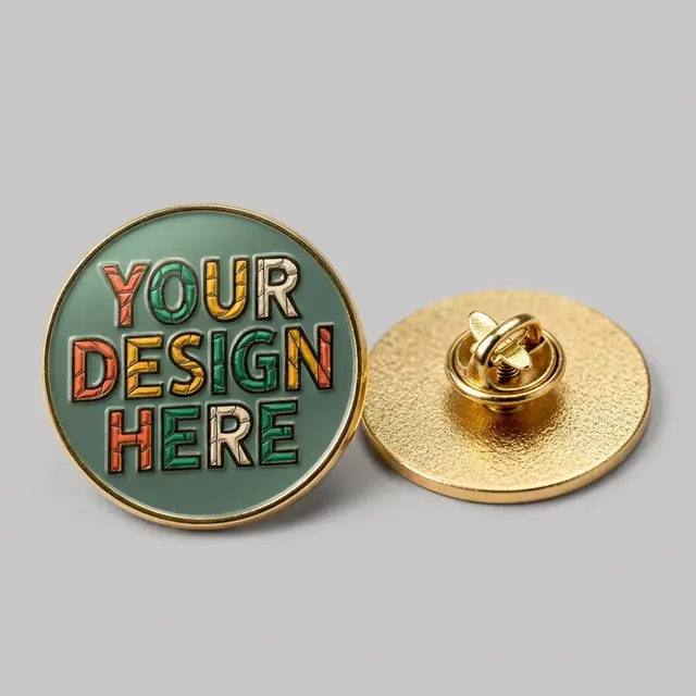 Round Lapel Pins view 1