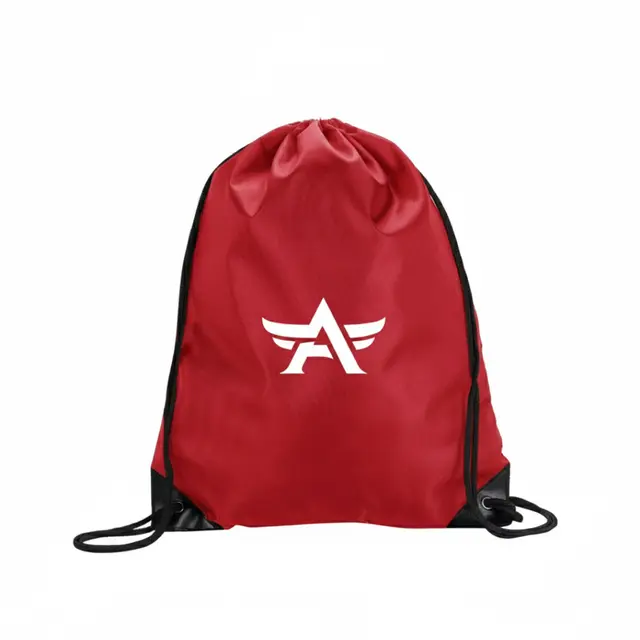 Nylon Drawstring Bags with Black Corners view 6