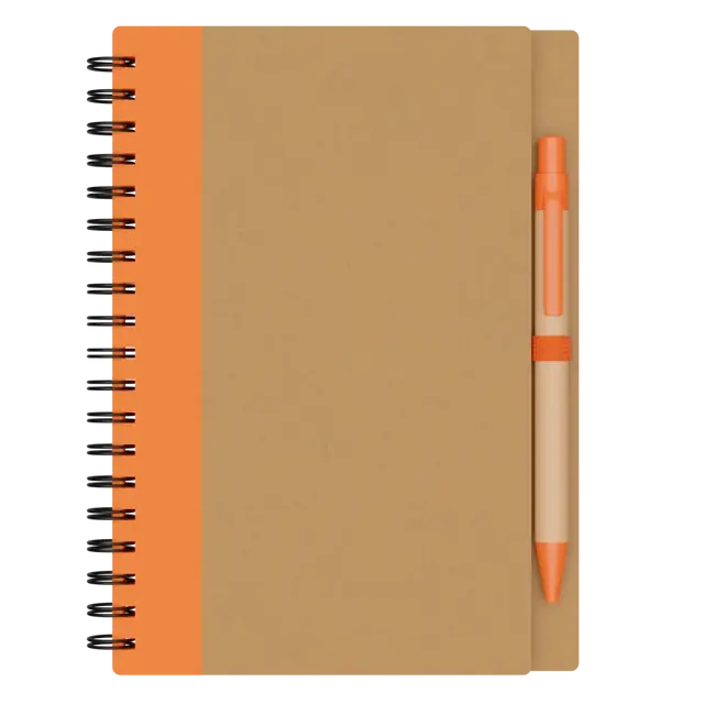 Eco Spiral Notebook & Pen view 10