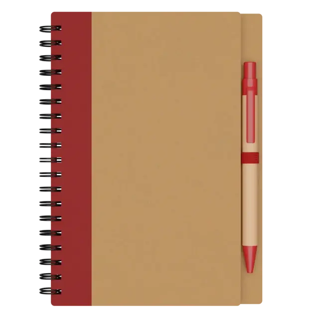 Eco Spiral Notebook & Pen view 9