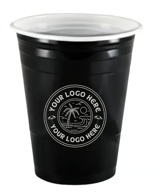 16 oz Plastic Stadium Cup view 4