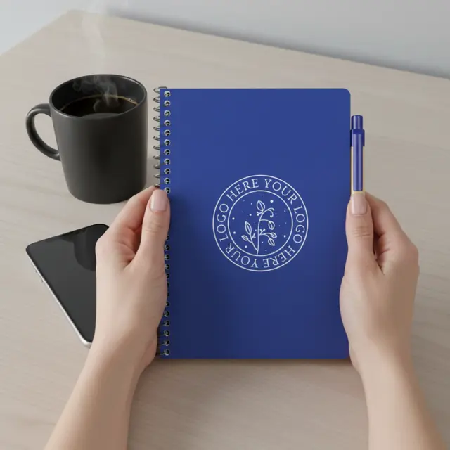 Spiral Notebook with Pen view 4