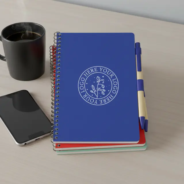 Spiral Notebook with Pen view 7