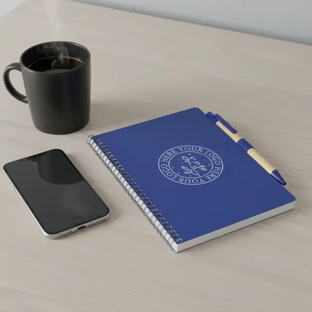 Spiral Notebook with Pen view 6