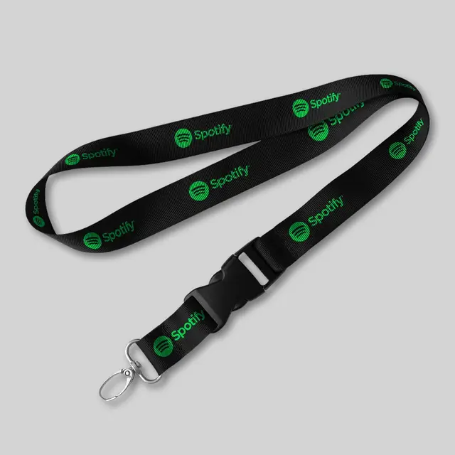 Custom Text-Glow Lanyards view 1