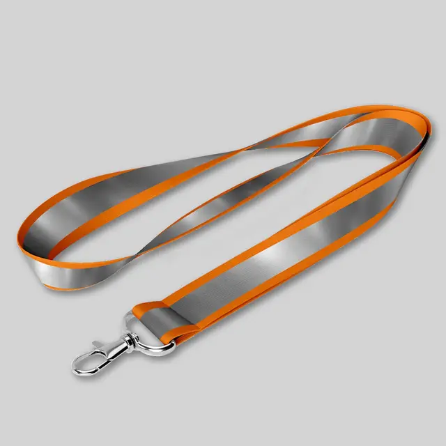 Blank Reflective Lanyards view 1