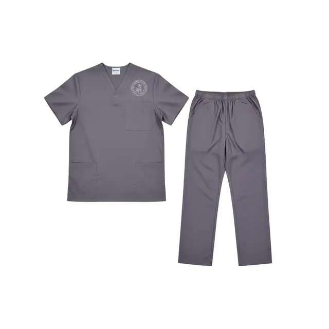 M&M Scrubs Men Scrub Set Medical Scrub Top and Pants view 3