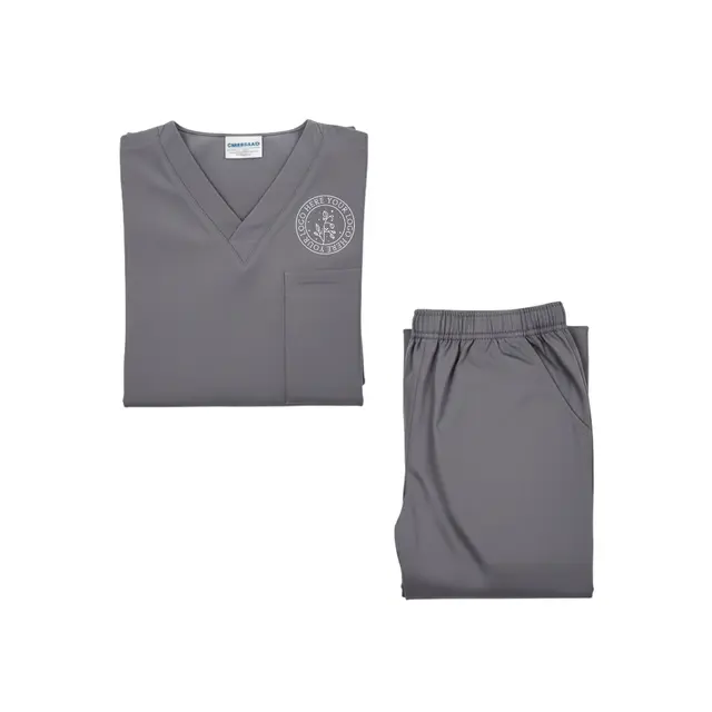 M&M Scrubs Men Scrub Set Medical Scrub Top and Pants view 4