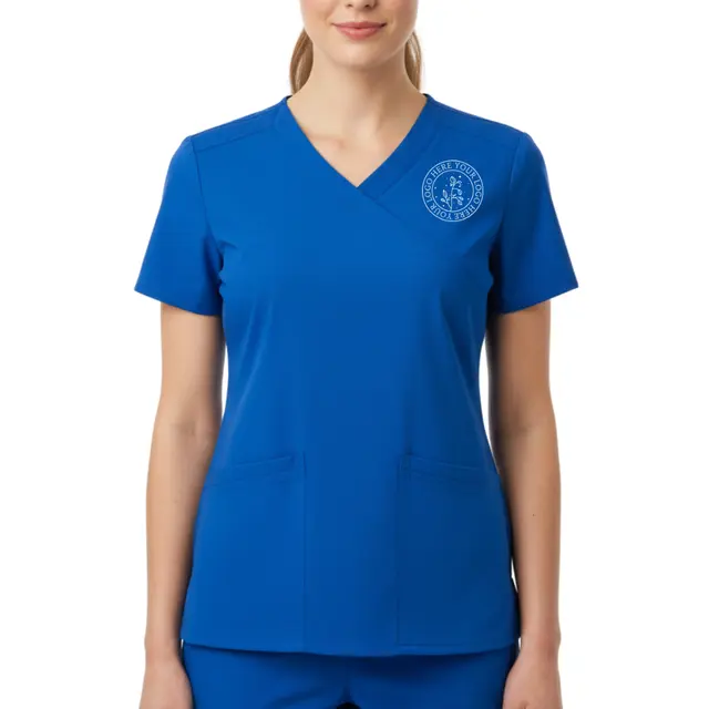 Wink® Women’s WorkFlex™ Mock Wrap Top view 2