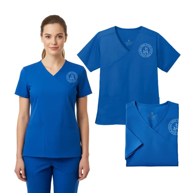 Wink® Women’s WorkFlex™ Mock Wrap Top view 6