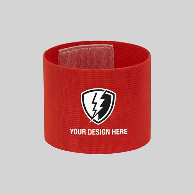 Captain Armband with Velcro and Elastic Loop Wristband view 1