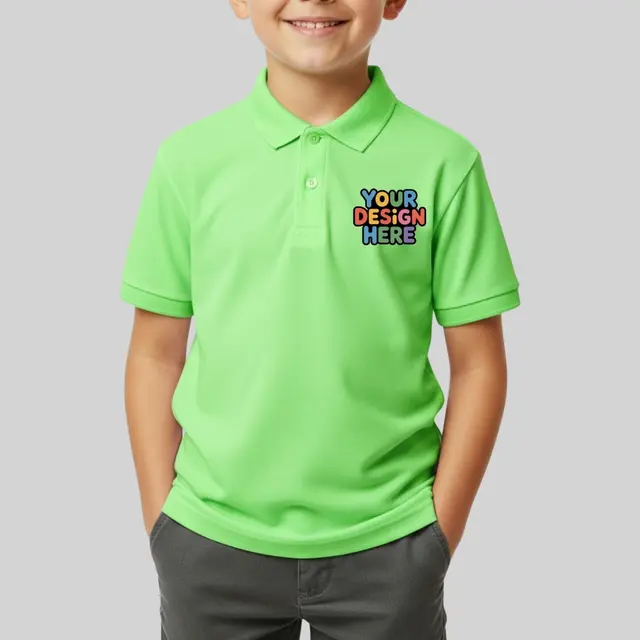 Youth Pique Polo view 1