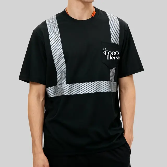 CornerStone® Enhanced Visibility Segmented Tape T-Shirt view 1