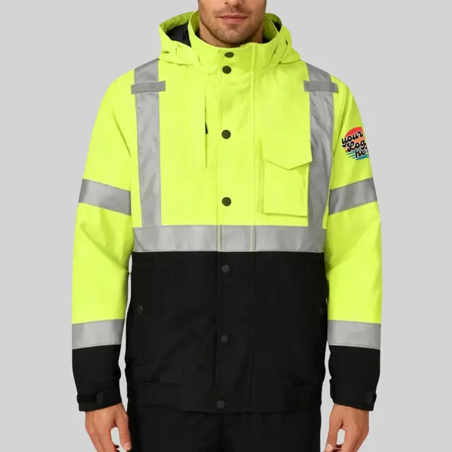 CornerStone® ANSI 107 Class 3 Waterproof Insulated Ripstop Bomber Jacket view 1