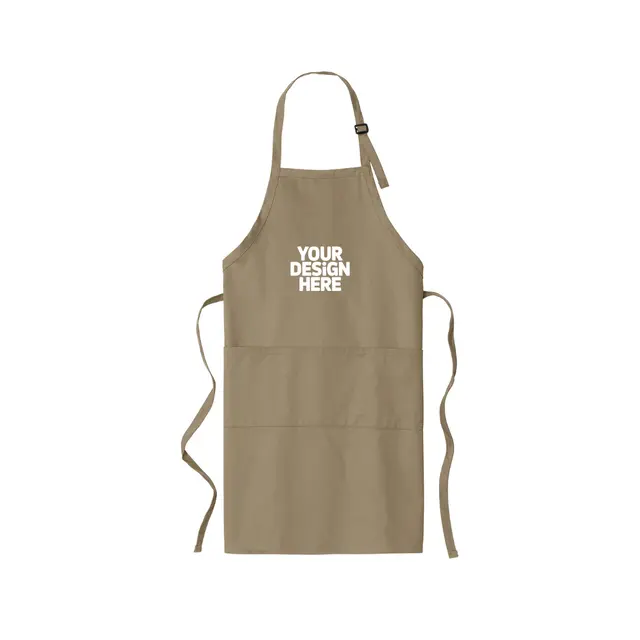 Port Authority® Easy Care Extra Long Bib Apron with Stain Release view 2