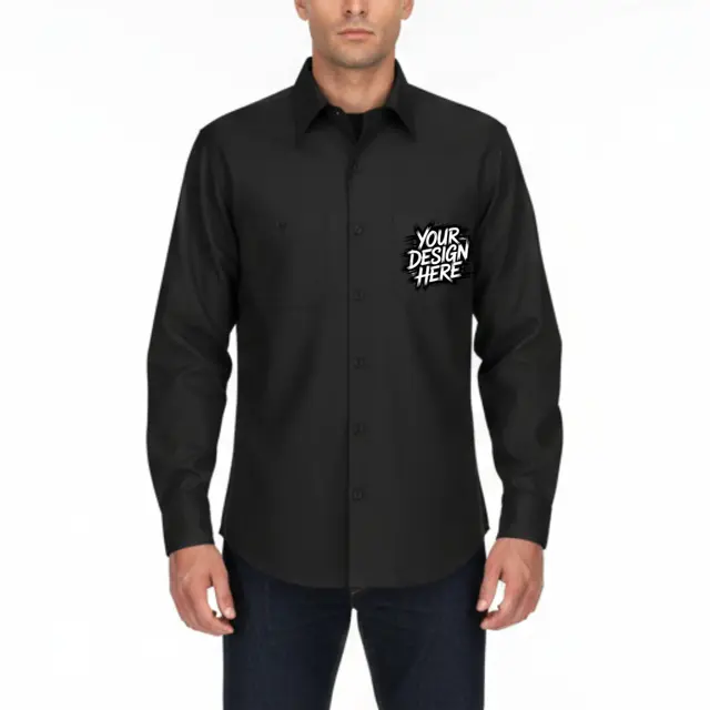 Red Kap® Long Sleeve Industrial Work Shirt view 5