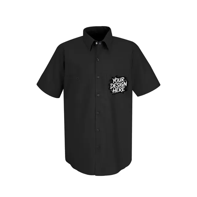 Red Kap® Short Sleeve Industrial Work Shirt view 2
