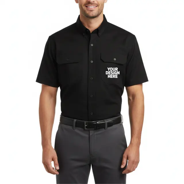 Red Kap® Short Sleeve Solid Ripstop Shirt view 5