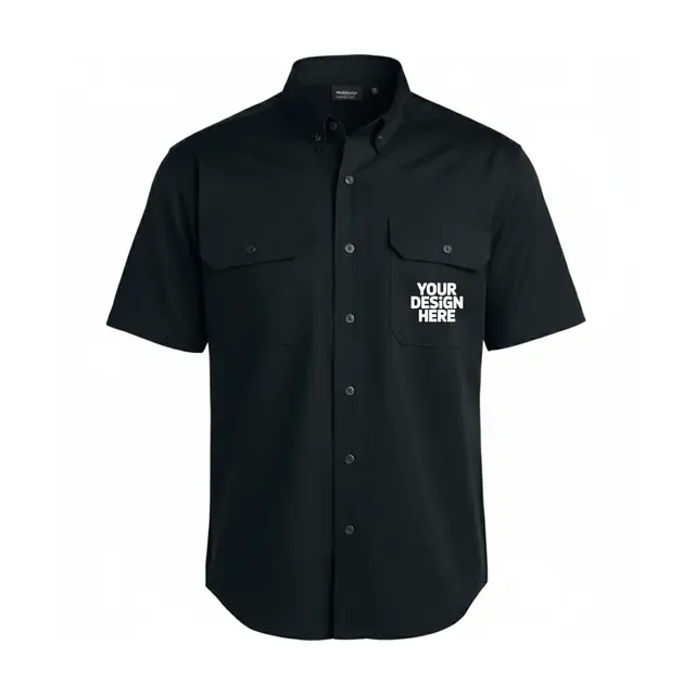Red Kap® Short Sleeve Solid Ripstop Shirt view 2