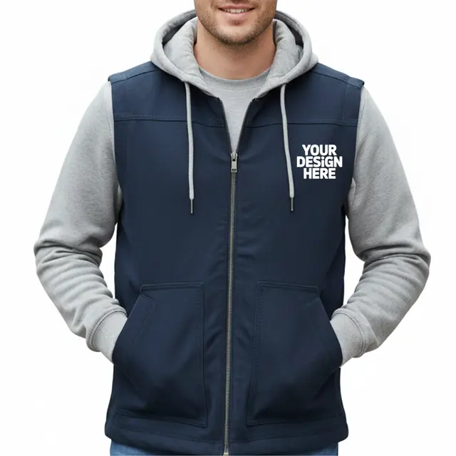 CornerStone® Duck Fleece Full-Zip Hooded Jacket view 4