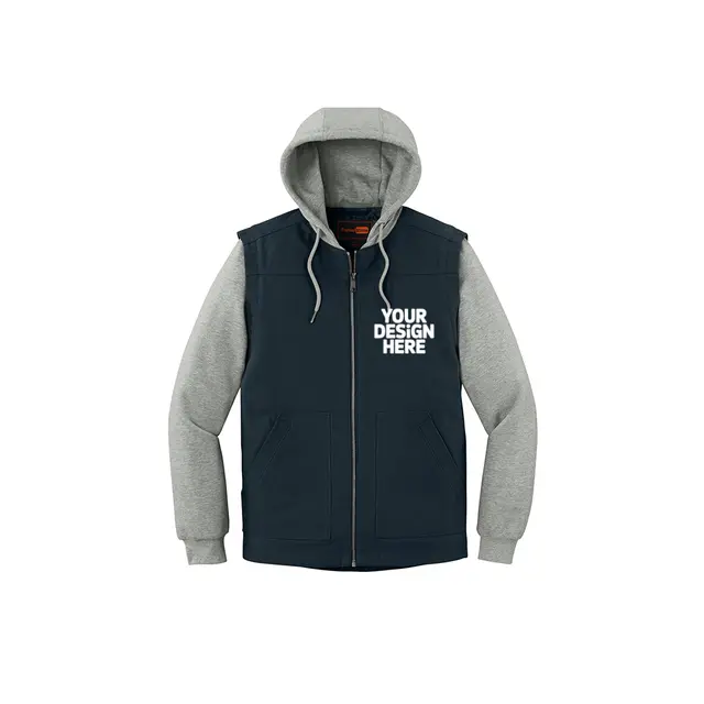 CornerStone® Duck Fleece Full-Zip Hooded Jacket view 2