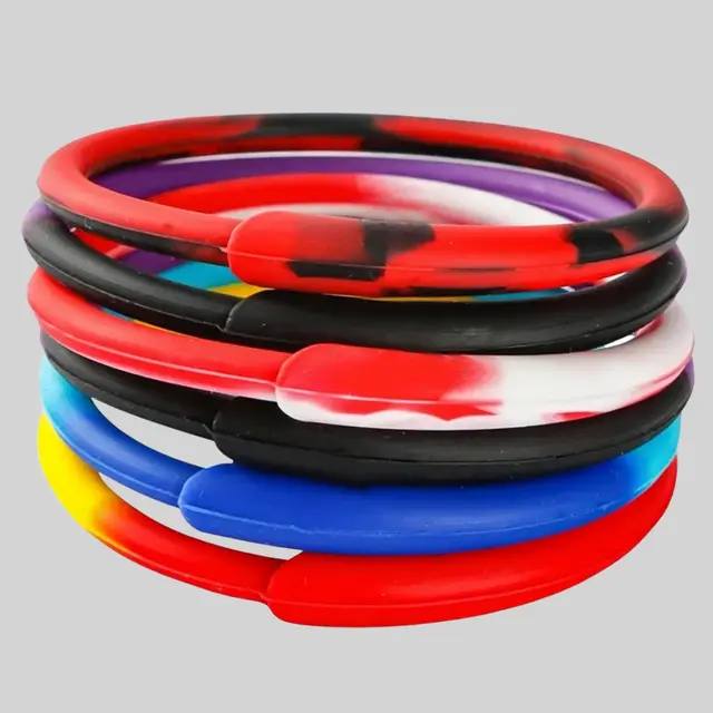 Custom Irregular Shape Silicone Wristbands view 1