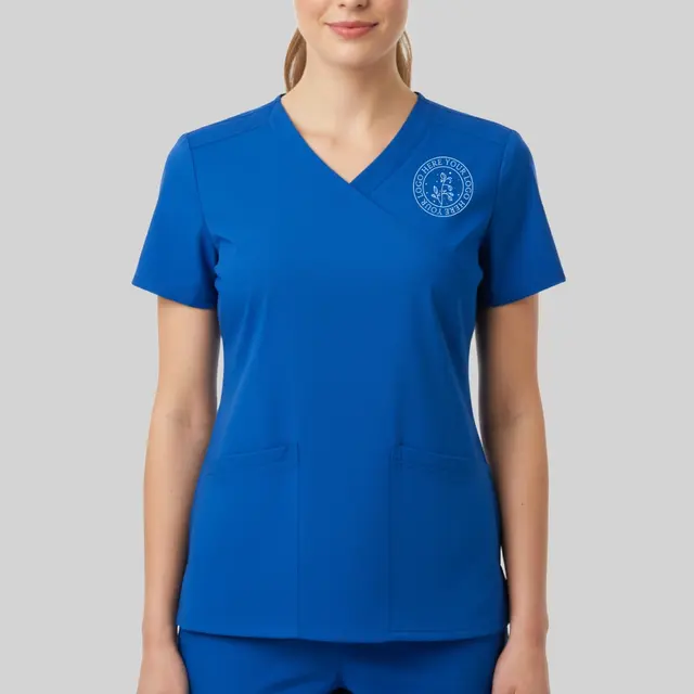 Wink® Women’s WorkFlex™ Mock Wrap Top view 1