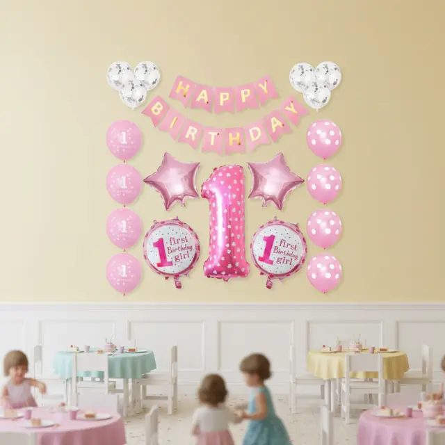 1st Birthday Kit (Girl) view 4
