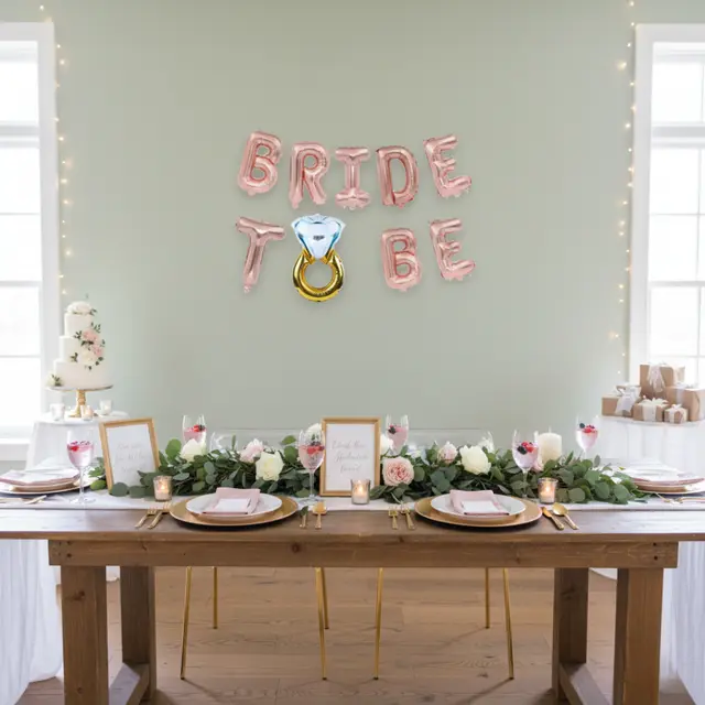"Bride to Be" Letter Balloon view 2