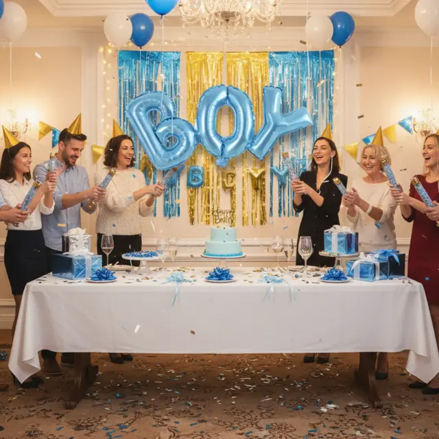 "BOY" Letter Balloon view 4