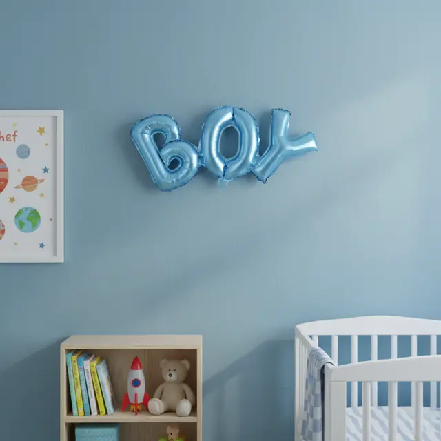 "BOY" Letter Balloon view 3