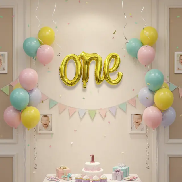 1st Birthday Balloon view 2