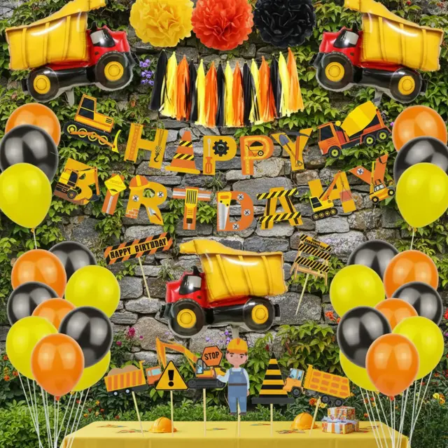 Construction Theme Birthday Kit view 4