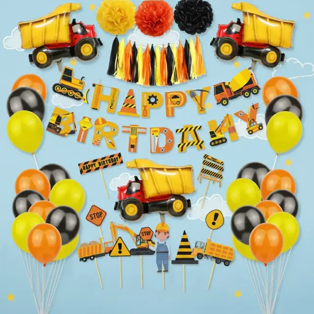 Construction Theme Birthday Kit view 2