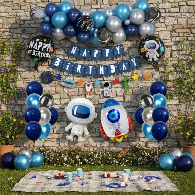 Space Theme Birthday Kit view 4