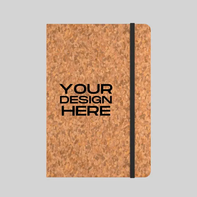 Coastal Cork & Linen Beau Notebook view 1