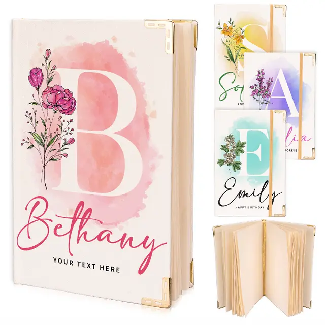 Birth Flower Notebook view 6