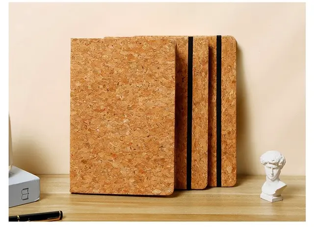 Coastal Cork & Linen Beau Notebook view 6