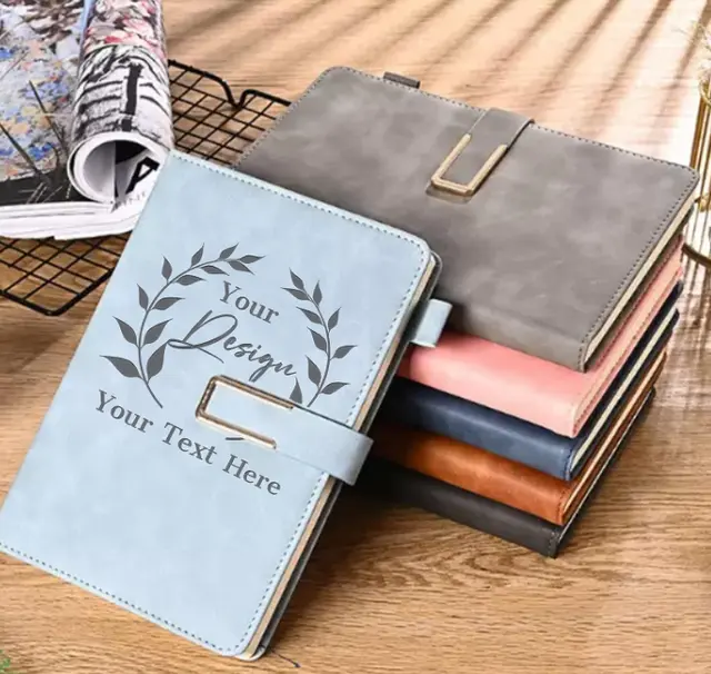 Leather Notebook with Pen view 6