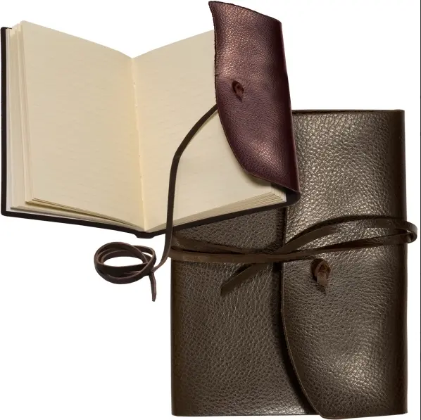 Americana Leather Wrapped Journal view 3