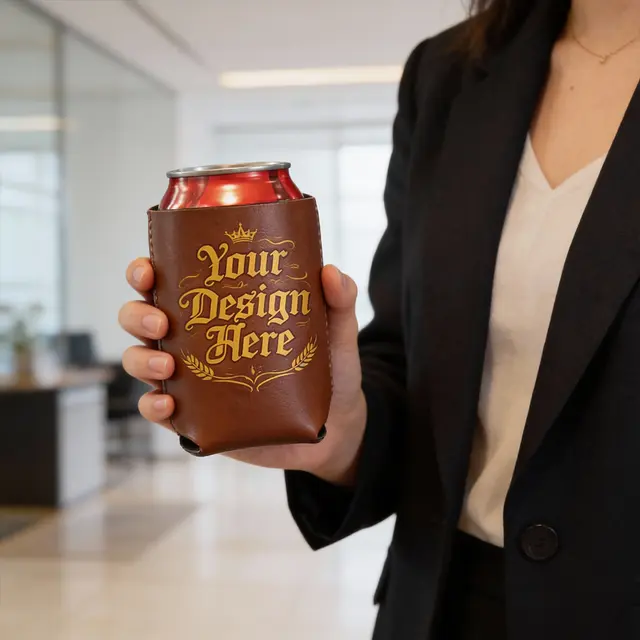 Premium PU Coated Neoprene Can Cooler view 5