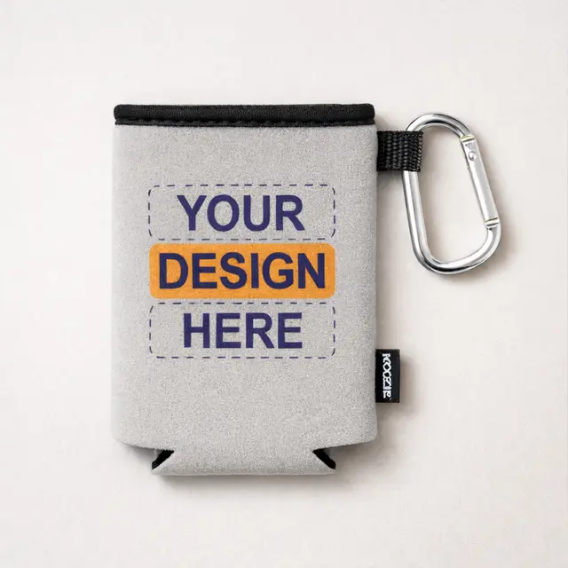 Koozie® Collapsible Can Coolers with Carabiner view 4