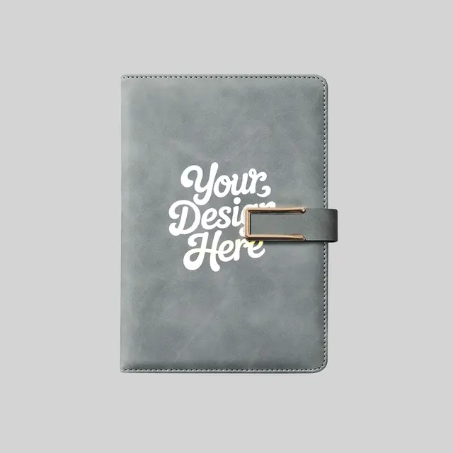 Leather Notebook with Pen view 1