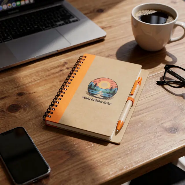 Promo Eco-Inspired Spiral Notebook & Pen view 4