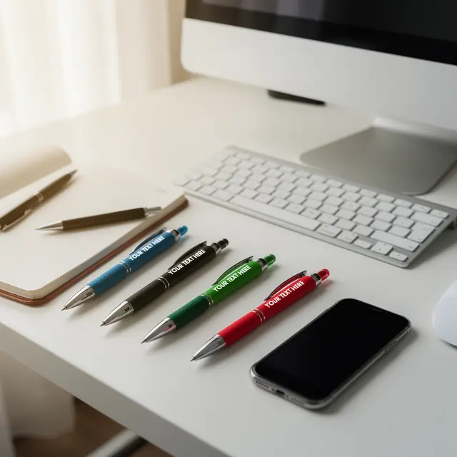 Custom Hex Grip Soft Touch Stylus Pens view 6