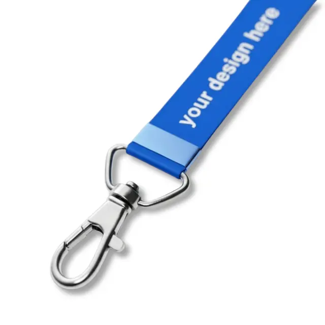One Color Sublimation Lanyards view 2