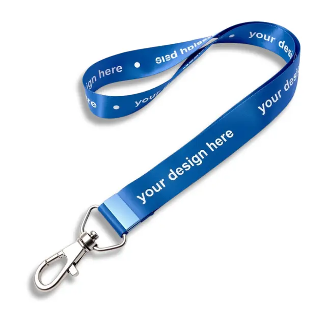 One Color Sublimation Lanyards view 4