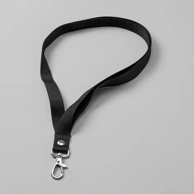 Blank Polyester Lanyard with Silver Hook – Pack of 50 view 3