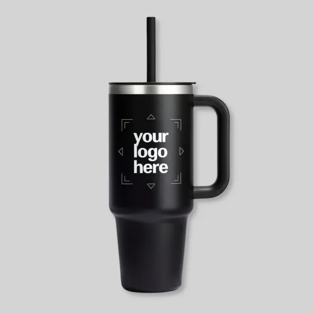 40 oz Hydro Flask® All Around™ Travel Tumbler with Handle and Straw view 1